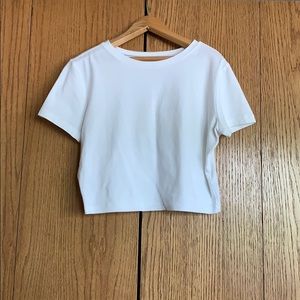 Wild Fable white crop top